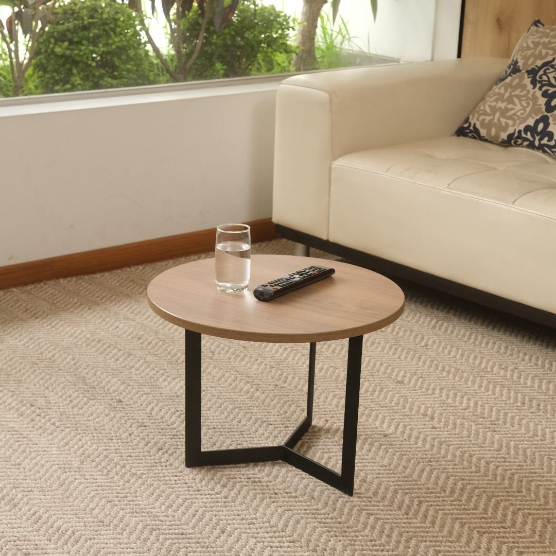 Mesa de centro de sala - Mesa Nexo Pequeña (0.50m diámetro) - Visso Home