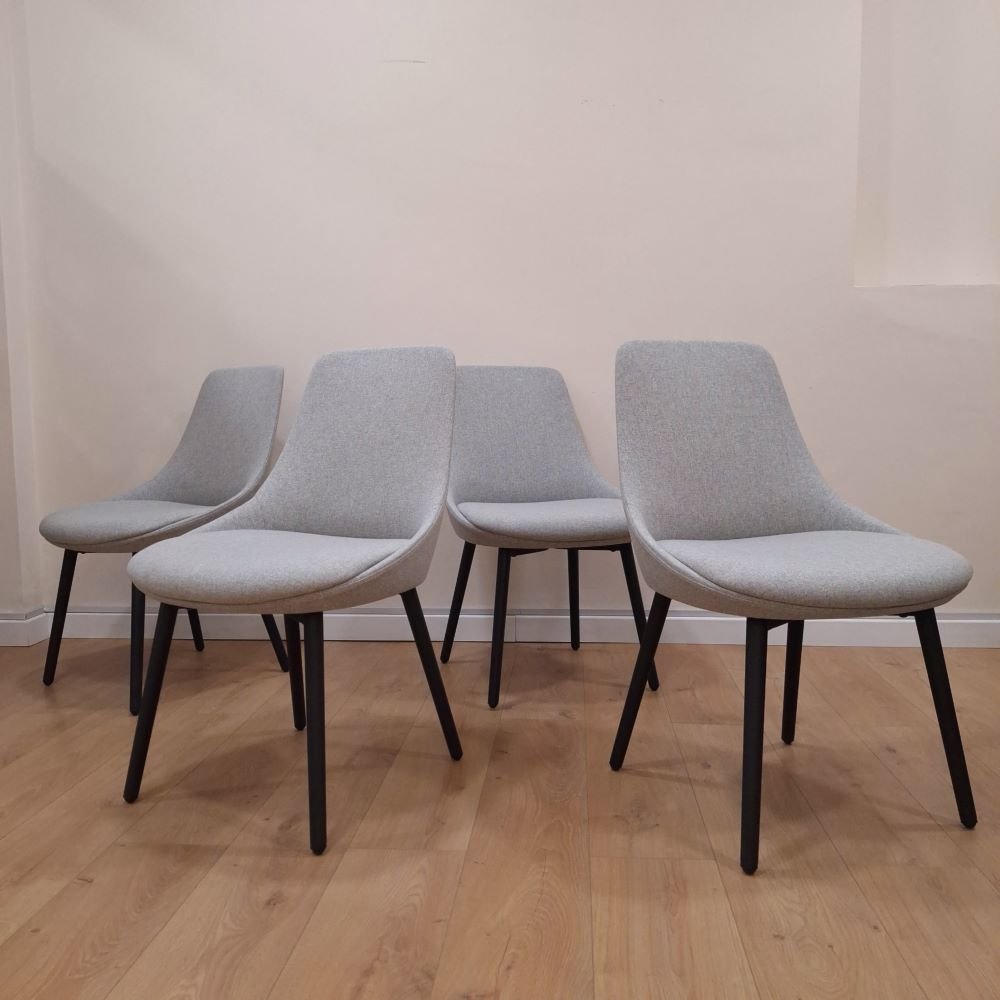 Pack 4 Sillas para comedor Unique - Gris Claro | Visso Home